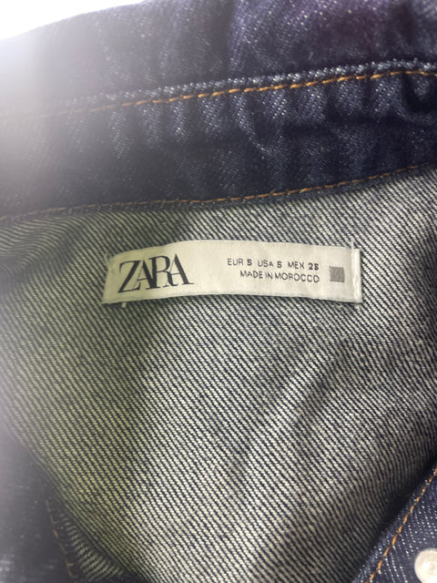 Chaqueta Zara Botones Manga larga Azul - Talla S