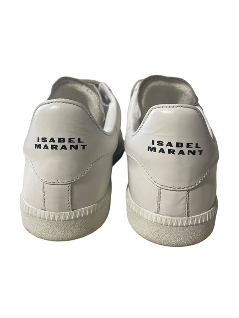Zapatilla Isabel Marant Suela de goma Cierre magico Blanco - Talla 39