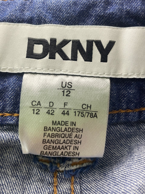 Pantalón Dkny Cargo Fajon Azul - Talla 12
