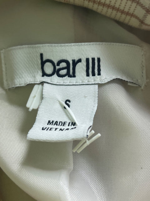 Blazer Bar Iii Cuadros Abierto Beige - Talla S