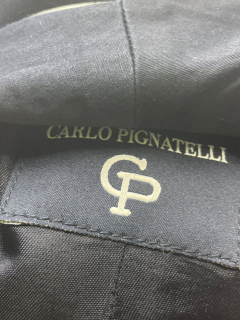 Blazer Carlo Pignatelli de Algodón Bolsillo Manga larga Azul - Talla 36