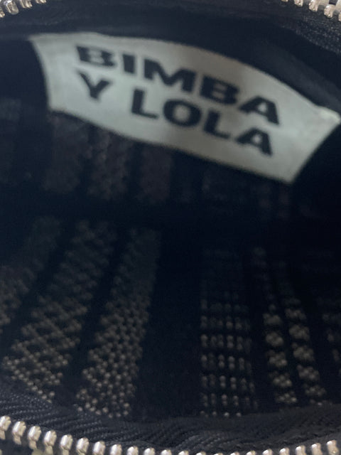Cartera Bimba Y Lola Cruzado Texturizado Negro - Talla U