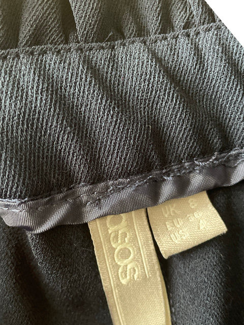 Pantalón Asos Liso Bolsillo Azul - Talla 8