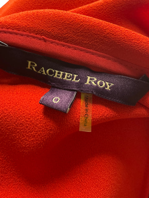 Vestido Rachel Roy Liso Ajustado Rojo - Talla 0