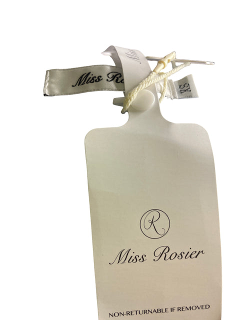 Vestido Miss Rosier Apliques A Strapless Azul - Talla XS