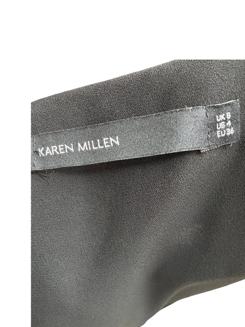 Vestido Karen Millen Midi Estampado piel de serpiente Morado - Talla 4