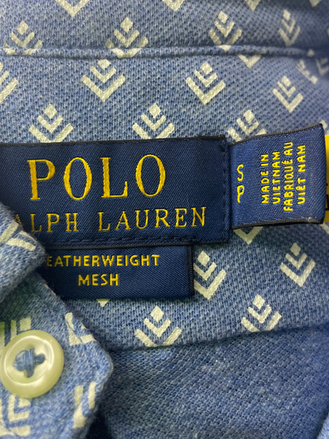 Camisa Polo Ralph Lauren de Algodón Botones Manga larga Azul - Talla S
