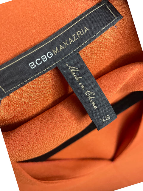 Blusa Bcbg Maxazria Mangas acampanadas Naranja - Talla XS