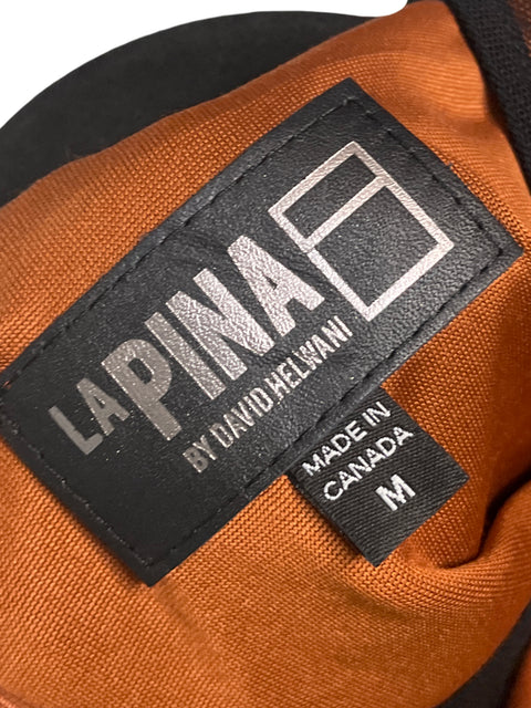 Vestido La Pina Bu David Helwani de Viscosa Midi Sin mangas Marrón - Talla M