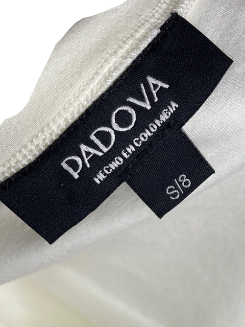 Blusa Padova Estilizado Mangas sisa Blanco - Talla S