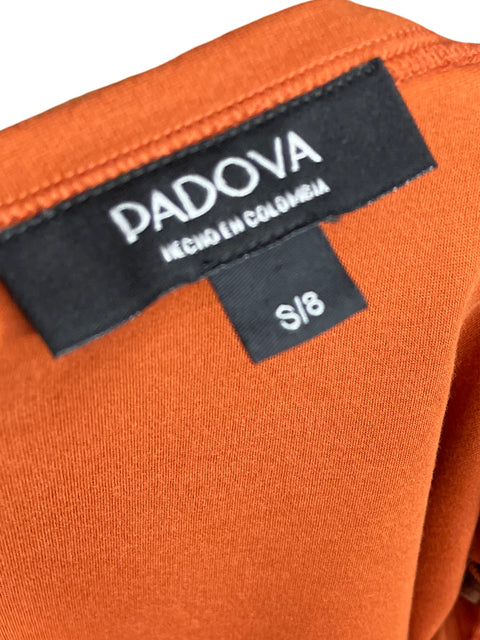 Blusa Padova Estilizada Mangas sisa Marrón - Talla S