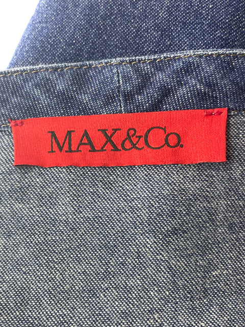Blusa Max&co de Algodón Ruchas Manga larga Azul - Talla 8
