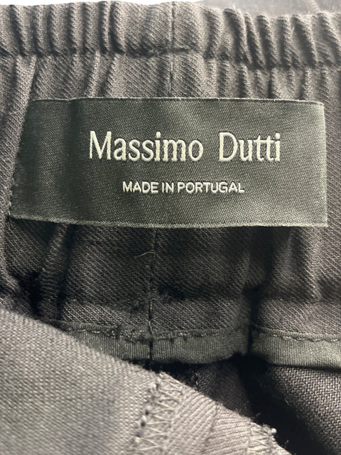 Pantalón Massimo Dutti Elastico Cordon Negro - Talla 4