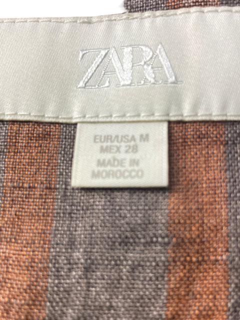 Chaleco Zara Cuello v Fajon Marrón - Talla M