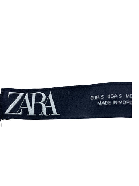 Chaleco Zara Cuello v Sin mangas Beige - Talla S