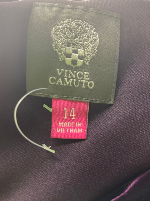 Vestido Vince Camuto Sin mangas Midi Morado - Talla 14