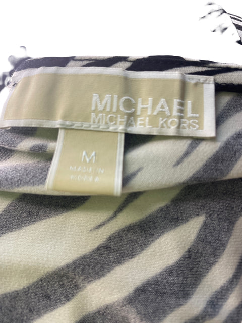 Vestido Michael Kors Animal print Manga larga Negro - Talla M