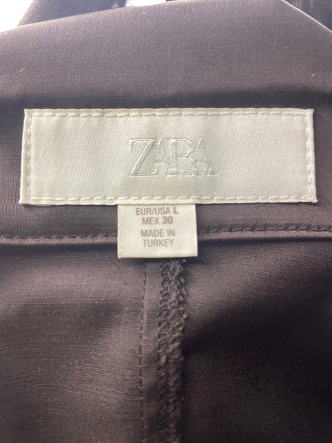 Conjunto Zara Abrigo/pantalon Manga larga Marrón - Talla L
