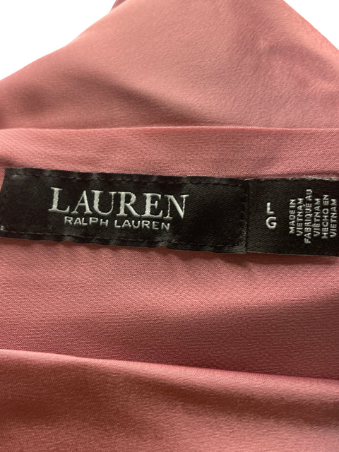 Blusa Ralph Lauren Sin mangas Satinado Rosado - Talla L