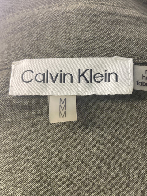 Camisa Calvin Klein Manga corta Bolsillo Verde - Talla M