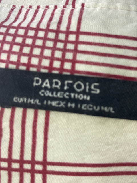 Camisa Parfois de Algodón Cuadros Manga larga Rojo - Talla M