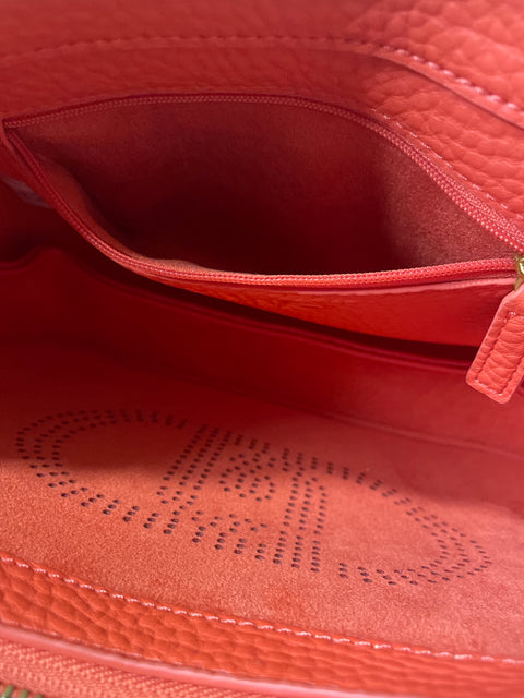 Cartera Liu.jo Flecos Zipper Naranja - Talla U