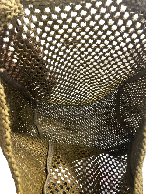 Cartera Tesoro Tps Tejido Artesanal Marrón - Talla U