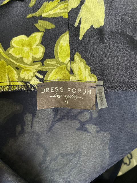 Falda Dress Forum Estampado Midi Verde - Talla S
