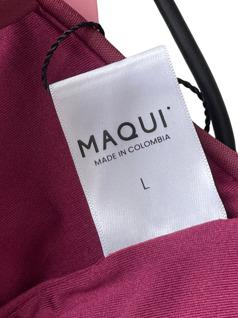 Mono Maqui Ajustado Liso Rojo - Talla L