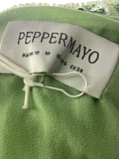 Falda Peppermayo Pedreria Maxi Verde - Talla M