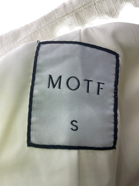 Conjunto Moft Pantalón/blazer Palazo Blanco - Talla S