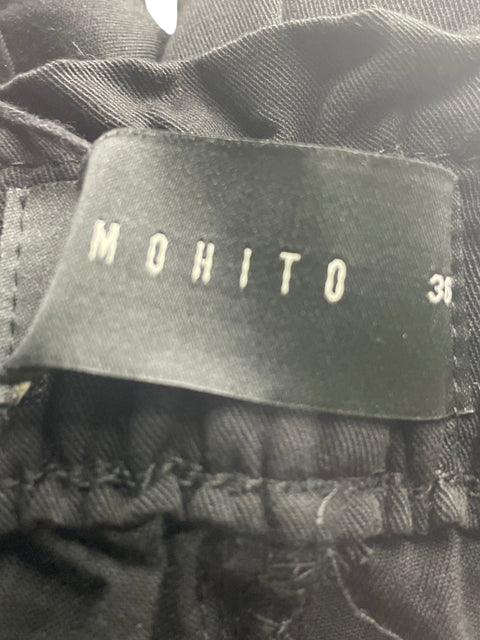 Pantalón Mohito de Viscosa Cordon Bolsillo Negro - Talla 36