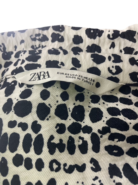 Vestido Zara Manga larga Maxi Negro - Talla XS