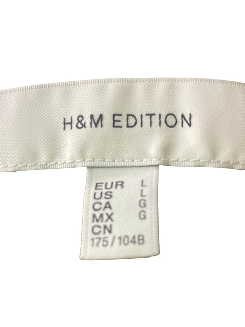 Vestido H&M edition Pedreria Sin mangas Marrón - Talla L