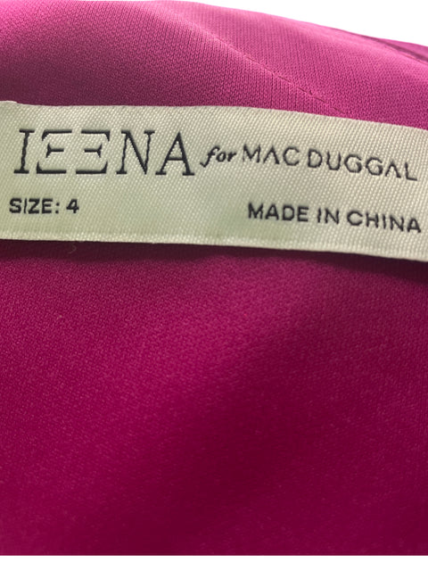 Vestido De Fiesta Ieena  For Mac duggal Oneshoulder Satinado Rosado - Talla 4