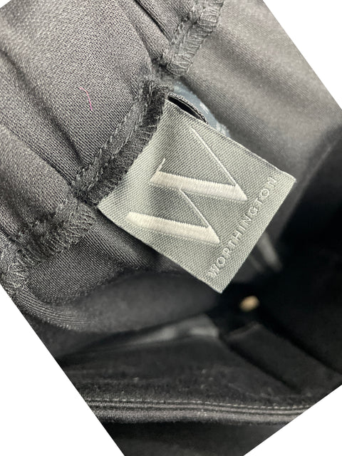 Pantalón Worthington Elástico Recto Negro - Talla S