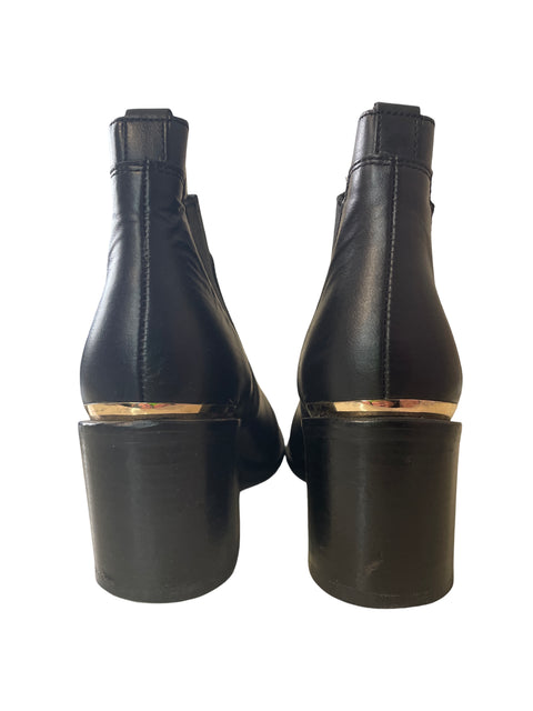 Bota Vélez Tacón medio Punta cerrada Negro - Talla 38
