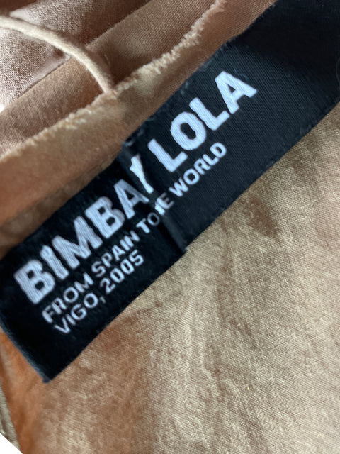 Mono Bimba Y Lola Manga corta Cuello v Beige - Talla L