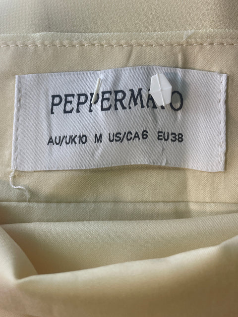 Vestido Peppermayo Tiras Maxi Beige - Talla 10
