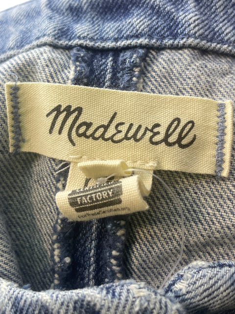 Chaleco Madewell de Algodón Sin mangas Botones Azul - Talla 0