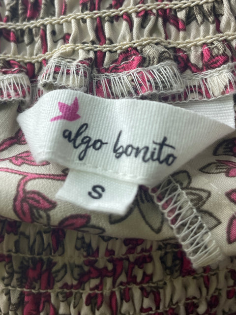 Pantalón Algo bonito Elastico Estampado Rojo - Talla S