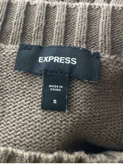Abrigo Express de Algodón Manga larga Bolsillo Marrón - Talla S
