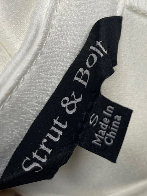 Blusa Strut & Bolt Asimétrico Liso Blanco - Talla S