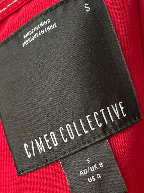 Vestido C/Meo Collective Asimétrico Mini Rojo - Talla S