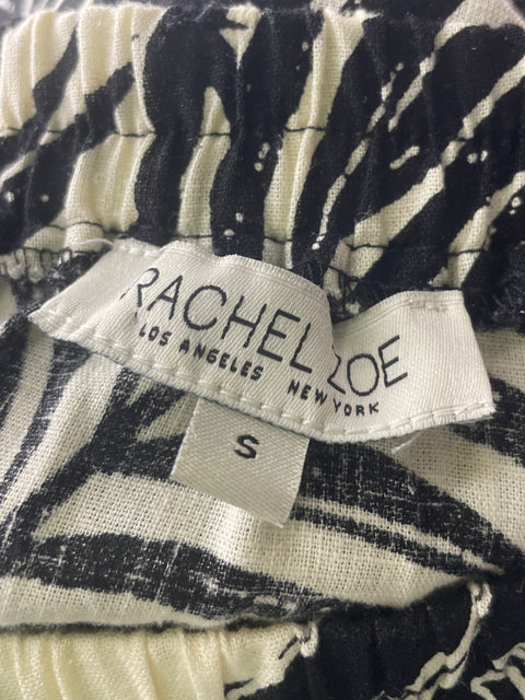 Falda Rachel Zoe de Lino Animal print Maxi Negro - Talla S