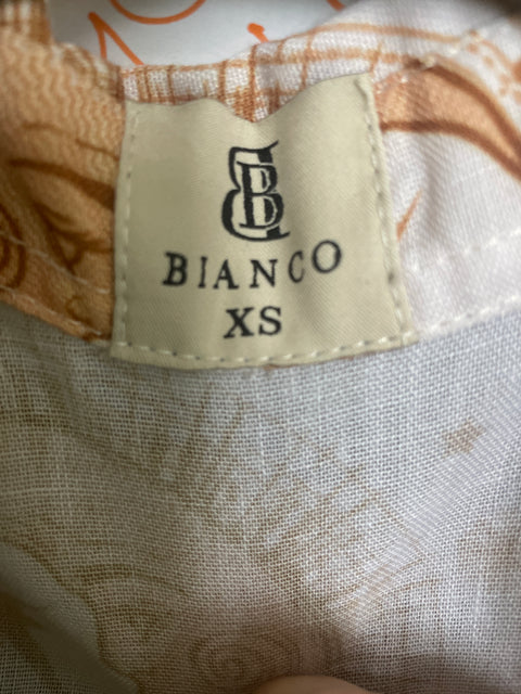 Conjunto Bianco Estampado Short/camisa Marrón - Talla XS