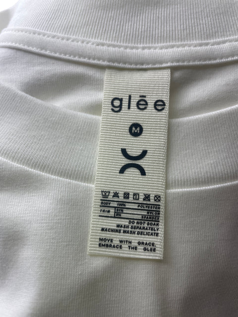 Camiseta Glee Manga corta Bordado Blanco - Talla M