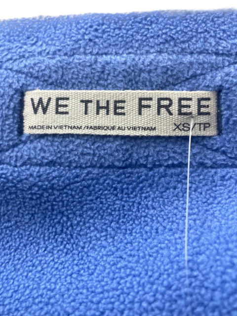 Abrigo Whe the free de Algodón Cuello v Manga larga Azul - Talla XS