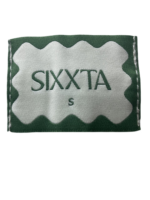 Blusa Sixxta de Algodón Botones Manga corta Marrón - Talla S