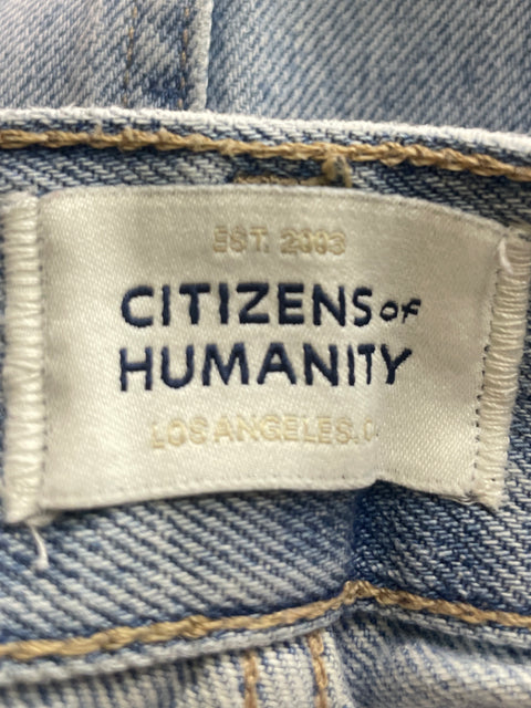 Pantalón Citizens of humanity de Algodón cargo Wide-leg Azul - Talla 24